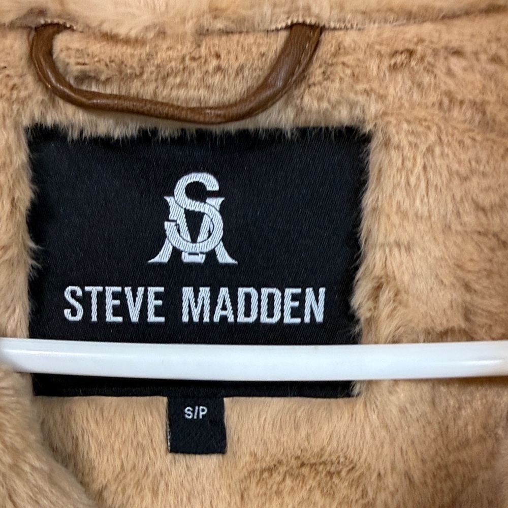 Steve Madden Brown Teddy Jacket - Picture 2 of 11